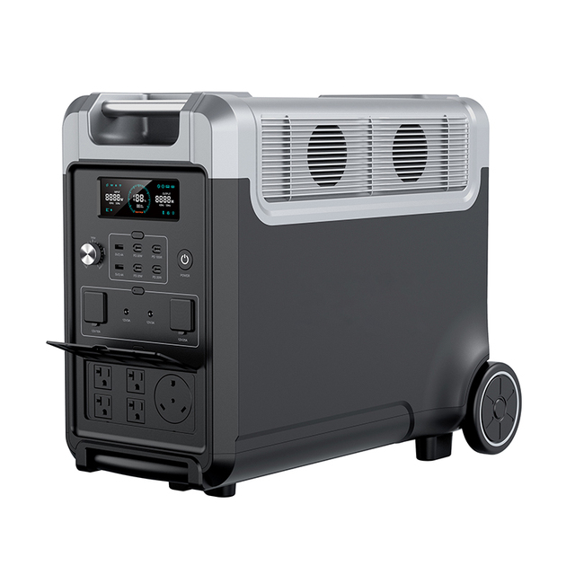 Home Outdoor 3600 Watts Mobile Solar Generator Portable Ups Lifepo4 Lithium Battery 3600w 3300w 3000w Battery Power Station