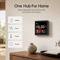 Panneau de contrôle intelligent 4 pouces IPS tactile Android Gateway HomeKit KNX Switch avec commande vocale et application WiFi pour mini-maisons et hôtels
