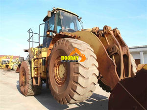 Chargeuse sur pneus Caterpillar 980H d'occasion, fabriquée au Japon, capacité de charge nominale de 5 tonnes, moteur de 156,9 CV - Product Image 4