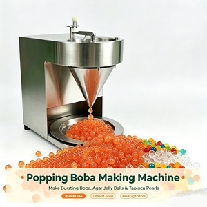 Sütlü Çay Ticari Meyve Suyu Patlayan Boba Yapıcı / Küçük Jöle Topu Bubble Tea Yapma Makinesi / Patlayan Boba Şekillendirme Makinesi - Product Image 1