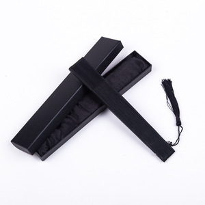 Abanico Plegable <span class=keywords><strong>de</strong></span> Bambú Ecológico con Pintura Negra para Manualidades, Abanico <span class=keywords><strong>de</strong></span> Estilo Chino Clásico Antiguo, Abanico <span class=keywords><strong>de</strong></span> Danza para Mujer - Product Image 5