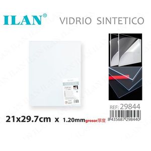 Lastra Acrilica Ilan 21x29,7 cm Spessore 1,20 mm Vetro Sintetico per Esposizione e Protezione - Product Image 3
