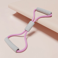 Banda de Resistencia en Forma de 8 de Látex Natural Ecológico al por Mayor para Fitness, Cuerda Elástica de Yoga, Expansor de Pecho, Entrenamiento en Casa y Gimnasio