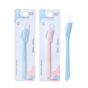 Tondeuse à sourcils LMLTOP rose et bleue en ABS avec capuchon pour femmes A0865 - Product Image 1