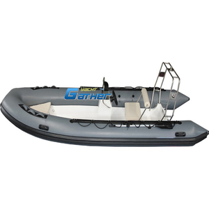 17 pies de profundidad V <span class=keywords><strong>casco</strong></span> de fibra de vidrio Hypalon/PVC RIB520A bote inflable con consola, asiento y barra antivuelco para pesca - Product Image 3