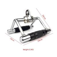 Vente en gros de la poignée en V double corde de fitness à domicile, accessoires de machine Smith, ensemble de fixation pour barre de serrage pour triceps