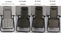 Ensemble de chaises inclinables réglables pour jardin, patio, bureau, idéal pour les siestes en extérieur, ensemble de chaises de plage style sac à dos