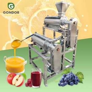 เครื่องสกัดน้ำผลไม้กล้วยมะขามสตรอว์เบอร์รี เครื่องทำน้ำผลไม้บดละเอียด เครื่องสกัดเนื้อผลไม้ - Product Image 1