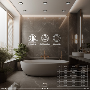 Lámpara de Techo Empotrada LED de 6 Pulgadas con Certificación ETL, Luminaria de Techo Empotrada Retrofit - Product Image 3