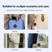 Localizador de Llaves Inteligente Inalámbrico de Doble Sistema para Apple Find My y Google Find My