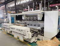 Poste de travail composite à tournage et fraisage du bois CNC à 4 broches avec 2 postes de travail Moteur de composants automatisés