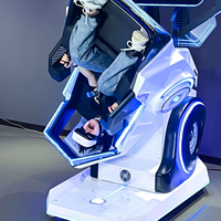 Simulateur de réalité virtuelle VART Machine de jeu de voiture de course d'arcade 9D Vr chaise simulée virtuel 360 chaise Vr