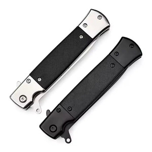 High Hardness Folding Tactical <strong>Knife</strong> for Self-Defense Convenient Camping Hunting Customizable Rubber <strong>Hot</strong> Sale Pocket 3cr13 - Product Image 4