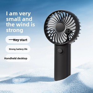 Mini ventilateur portatif rechargeable par USB, 3 pales, pour extérieur, voiture, maison, compact, facile à transporter, <span class=keywords><strong>cadeau</strong></span> idéal - Product Image 4