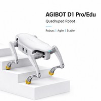 AGIBOT D1 Pro/Edu Robot Quadrupède IA - Plateforme Robotique Bionique avec SDK pour la Recherche, l'Inspection et le Développement Secondaire Autonome