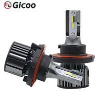Bombillas LED para Faros Delanteros de Automóvil GICOO P5, 50 W, 12000 lm, 3000 K, IP68, Resistentes al Agua, Chip LED CSP para Audi A3, Golf, VW, H3, H11, H4, H7