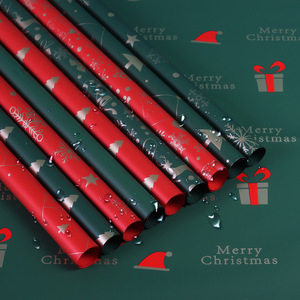 2025 thiết kế mới nhất không thấm nước hoa giấy gói với tinh tế hoa nhỏ mô hình không thấm nước hoa bao bì giấy - Product Image 3