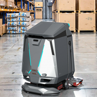 Robot de nettoyage industriel AGV ZENS AWC-20 PLC & Moteur |   Laser SLAM 1800 M/h Efficacité 1h Charge rapide DC 24V 140kg