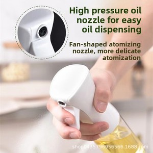 <b>Small</b> Size Food Grade Sustainable Glass Oil Pot Spray Bottle Non-Drip <b>Kitchen</b> Household Oil Sprayer Hand Wash Only Cooking Tool - Product Image 2