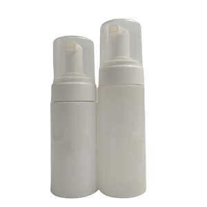Dispenser di sapone liquido cosmetico in PET bianco da 150 <span class=keywords><strong>ml</strong></span> realizzato in fabbrica professionale con flacone per pompa in schiuma - Product Image 1