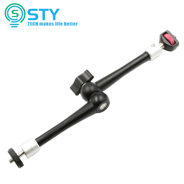 Magic Arm Camera Mount 11 Inch Articulating Friction Arms for DSLR Camera Rig Flash Light LED Lights LCD Monitor