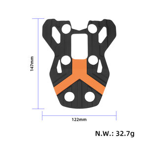 Repose-pieds arrière en cuir avec coussinet antidérapant en caoutchouc pour trottinette électrique Kukirin G2 Max, accessoires pour repose-pieds arrière - Product Image 2