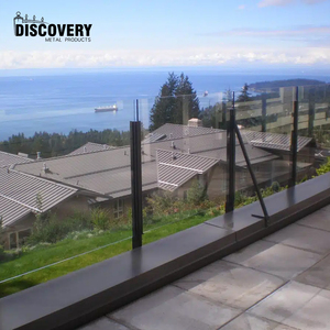 Rampe de <span class=keywords><strong>balcon</strong></span> en aluminium avec balustrade pour extérieur, design moderne - Product Image 1