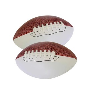 Ballon de football américain en cuir de qualité supérieure, taille personnalisée, avec logo sur mesure, vente en gros, conforme aux normes américaines - Product Image 1