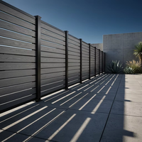 Panneaux de clôture en WPC durables de qualité supérieure, respectueux de l'environnement, en composite bois-plastique, pour clôture de jardin et intimité