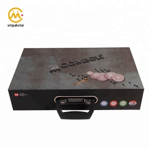 Factory Customized Luxury Unique Packaging Sample Display Storage <strong>Cardboard</strong> <strong>Suitcase</strong> Gift Box with Handle - Product Image 1