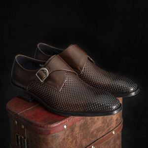 Luxurious Fashionable Men's Embroidered Pointed Toe Breathable Formal <b>Shoes</b> Comfortable Design Adjustable Buckles-wedding <b>Shoes</b> - Product Image 6