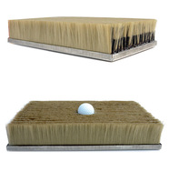 Ventes directes des fabricants GRS Tapis de frappe de golf intérieur Zone de simulation d'herbe en nylon 3D pour équipement d'entraînement