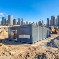 Maison modulaire Boxspace, design ferme, utilisation hôtelière, 3 chambres, 2 salles de bain, abri portable