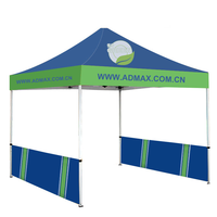 Tente d'affichage publicitaire robuste à impression personnalisée, chapiteau pliable promotionnel pour événement Pop Canopy Gazebo pour salons professionnels