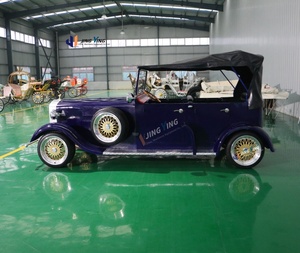 Véhicule touristique vintage de rue aux couleurs personnalisables, voiture classique vintage avec certification CE - Product Image 4