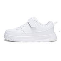 Zapatos Escolares Negros para Niños con Logotipo Personalizado, Ligeros, con Parte Superior de Tejido de PVC, Entresuela de TPU, Suela de EVA/PVC, Estilo Casual para Patinar