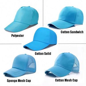 Gorra de béisbol personalizada de seis paneles ajustable para correr, con protección solar, para publicidad de cuartos de maratón, 100% poliéster jersey - Product Image 3