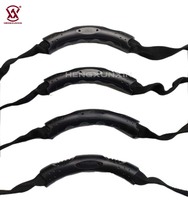 Accessoires de sac Poignée de transport supérieure en plastique PVC noir de haute qualité pour sac randonnée voyage sac à dos