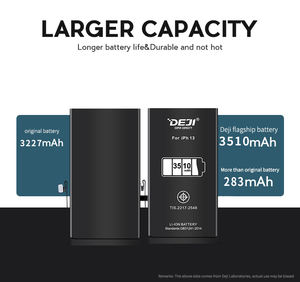 Batería de alta capacidad DEJI para <span class=keywords><strong>Iphone</strong></span> 13 todos los modelos 4 <span class=keywords><strong>5</strong></span> 6 7 8 <span class=keywords><strong>Se</strong></span> X 11 12 batería de repuesto - Product Image 4