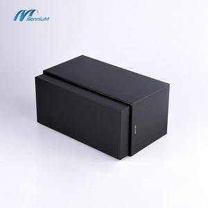 Thiên Niên Kỷ Biểu Tượng Tùy Chỉnh Thiết Kế Hộp Quà Tặng Tay Áo Đen Cứng Nhắc Nam Châm Điện Tử Hộp Bao Bì Dịch Vụ Cho Loa Bao Bì - Product Image 2