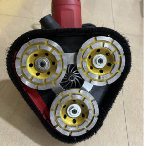 מלטשת קירות ניידת קטנה מבטון של Marvl, רכיבי ליבה של מנוע גלגלי, 220V 2450W, מכונת ליטוש רצפות, עוצמתית - Product Image 1