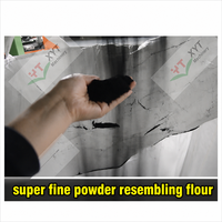 Broyeur de poudre de caoutchouc automatique à double rouleau XKM450 avec contrôle de fréquence PLC pour machine de recyclage de pneus à haute productivité