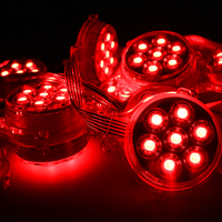 Source de lumière LED à points SMD 5050 RGB 7 pixels 50 mm pour extérieur, pixels LED pour mur