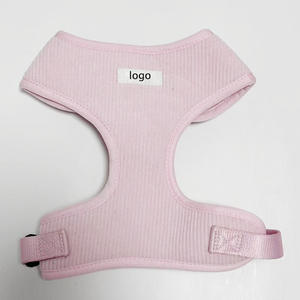 Arnés y Correa Ajustables para Perro de Pana Rosa Bebé, Clásico, Superventas, con Materiales de Primera Calidad para Exteriores - Product Image 1