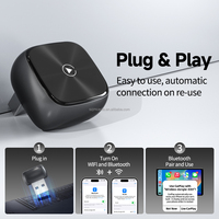 Adaptador Inalámbrico CarPlay JMC 2025, Dongle Plug and Play para Auto, Android Auto Inalámbrico, Reproductor de Música BT