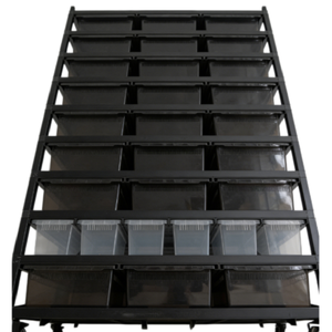 Système de rack d'élevage modulaire professionnel pour reptiles avec enclos chauffés pour serpents et geckos - Product Image 6