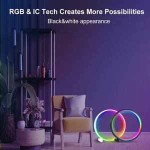 โคมไฟตั้งโต๊ะ RGBIC แฟนตาซี สำหรับบ้านอัจฉริยะ ขายส่ง พร้อม Wifi สำหรับอีสปอร์ต  ไฟ LED ลายกราฟฟิตี สำหรับอินเทอร์เน็ตเซเลบริตี้ ข้ามพรมแดน - Product Image 6