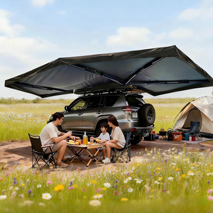 Nuevo Sistema de Apertura Rápida 360 °   <span class=keywords><strong>Toldo</strong></span> Lateral para Auto en Forma de Abanico, Protección Solar UV de Apertura Rápida, Extensión Universal de 2 Metros - Product Image 4