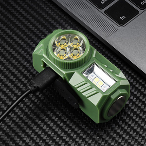 Bán Hot sạc LED Đèn pha cảm biến chuyển động USB sạc đa-head Torch cho Săn Bắn Câu Cá Đi Bộ Đường Dài hoạt động ngoài trời - Product Image 3