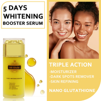 Produit de soin de la peau 5D Gluta de marque privée, meilleur ensemble blanchissant, lotion corporelle anti-hyperpigmentation, produits blanchissants pour le corps